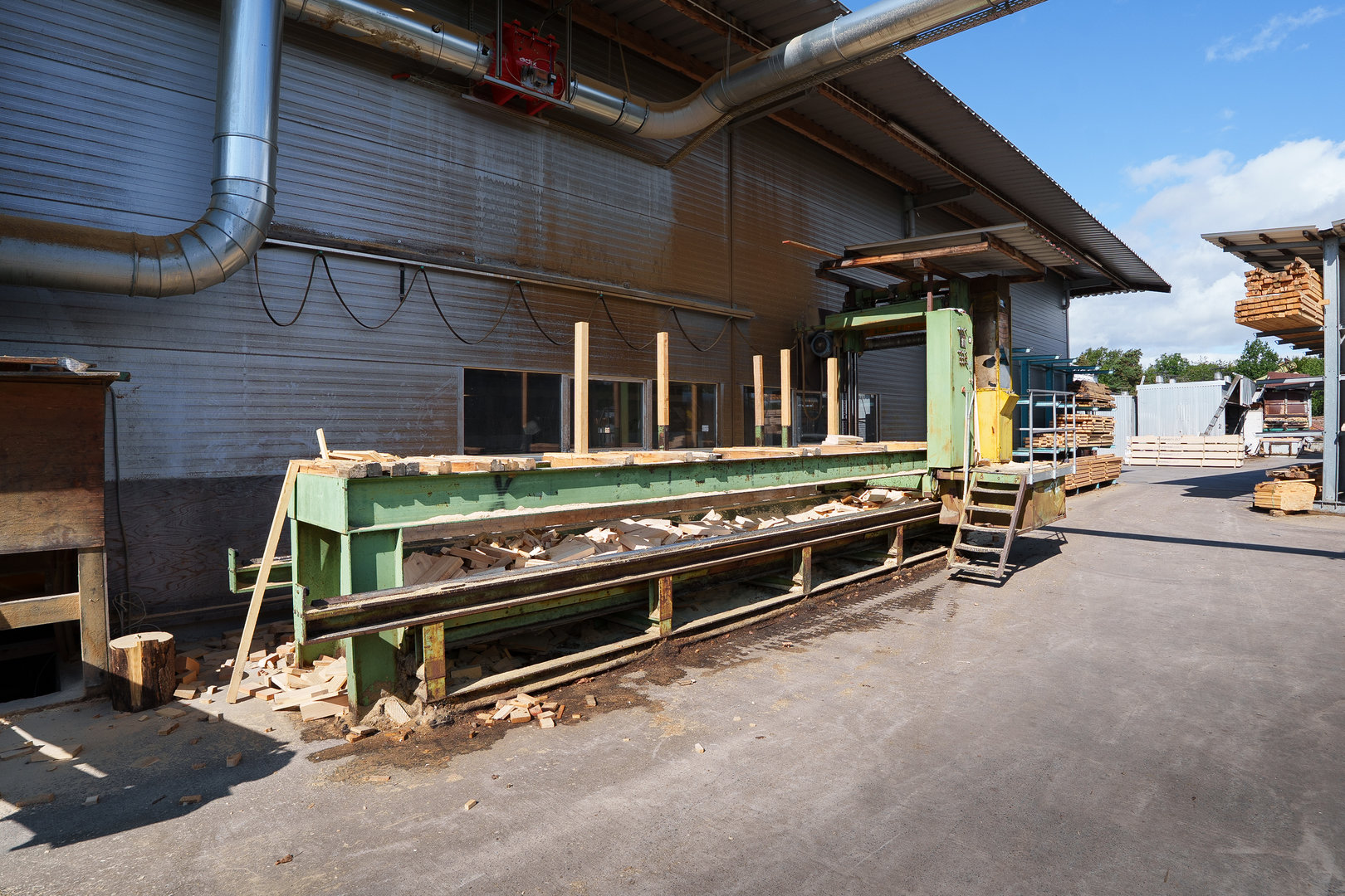 Säge- und Hobelwerk Paketkappstation