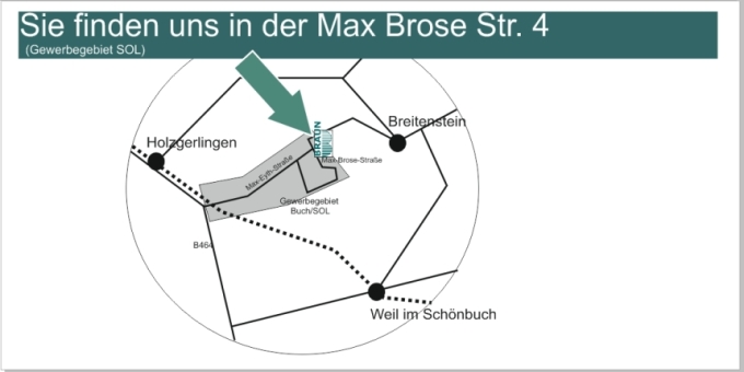 Anfahrt Braun Sgewerk Holzmarkt